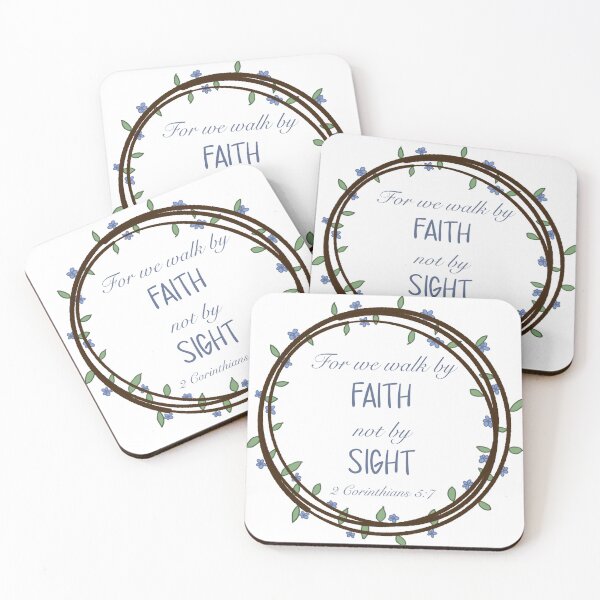 Item preview, 2 Corinthians 5:7 designed and sold by Zoe's Nook.