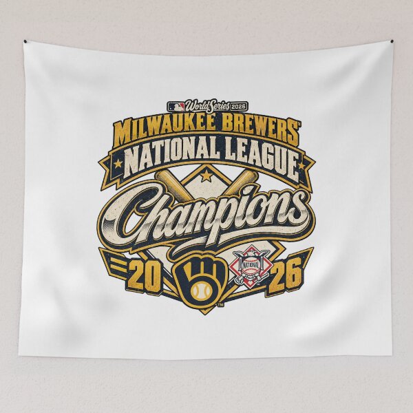 Item preview, Milwaukee Brewers 2026 National League Champions, NLCS Champions Locker Room, World Series Bound Baseball designed and sold by PandoraLombardi.