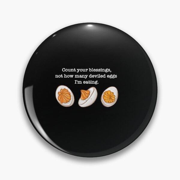 Item preview, Funny Thanksgiving Count Your Blessings, Not Many Deviled eggs I'm Eating designed and sold by Elenafatulla.