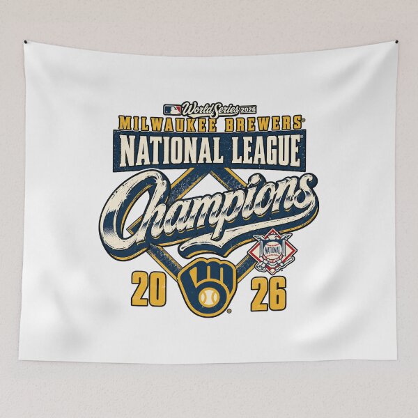 Item preview, Milwaukee Brewers 2026 National League Champions, NLCS Champions Locker Room, World Series Bound Baseball designed and sold by PandoraLombardi.