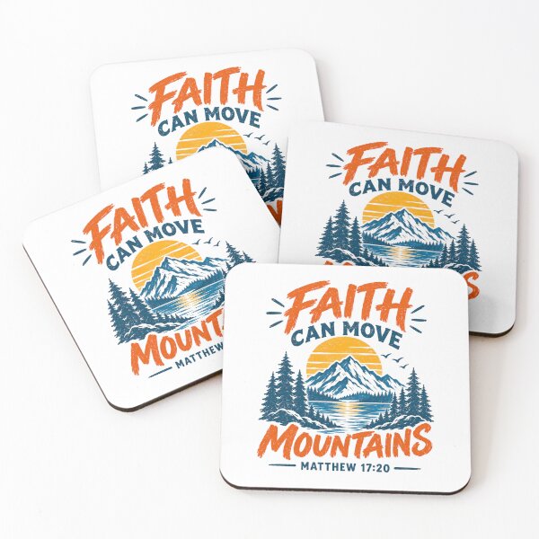 Item preview, Faith Can Move Mountains designed and sold by Colorful-Garden.