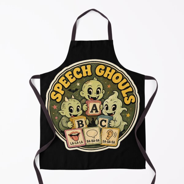 Item preview, Speech Ghouls Halloween Speech Therapy SLP Teacher designed and sold by BeardWave.