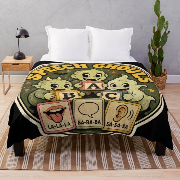 Item preview, Speech Ghouls Halloween Speech Therapy SLP Teacher designed and sold by BeardWave.