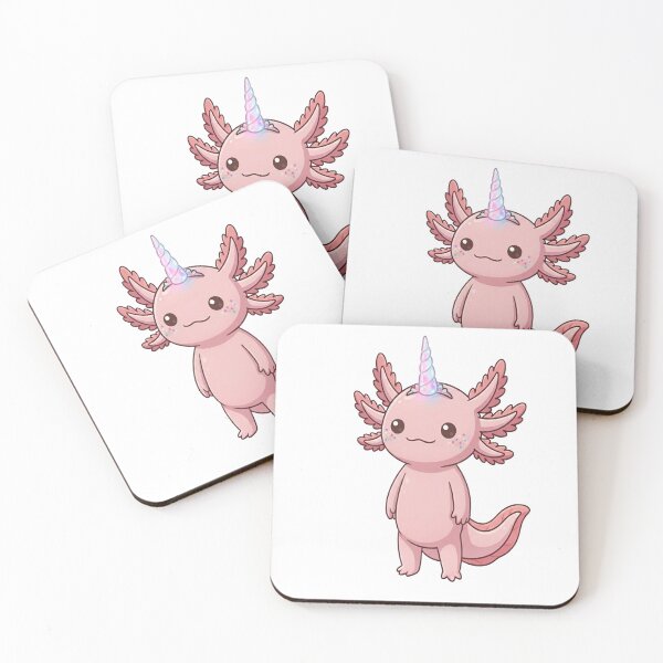 Item preview, Cute Unicorn Axolotl Glitter Horn designed and sold by Ella_Sketch.
