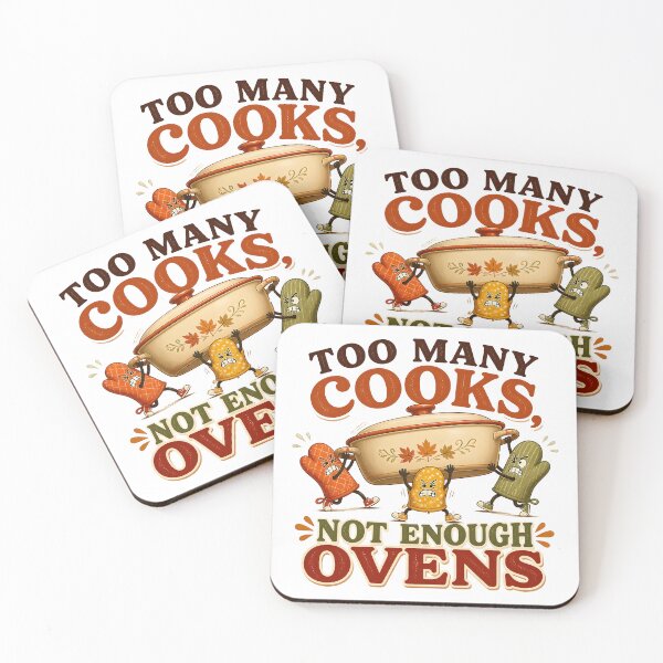 Item preview, Too Many Cooks Not Enough Ovens – Kitchen Chaos designed and sold by BernoNickel.