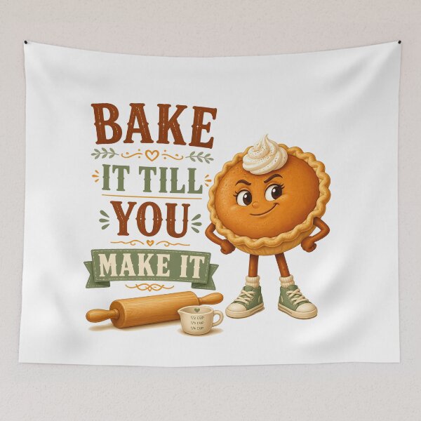 Item preview, Bake It Till You Make It – Cute Pie Baker designed and sold by BernoNickel.