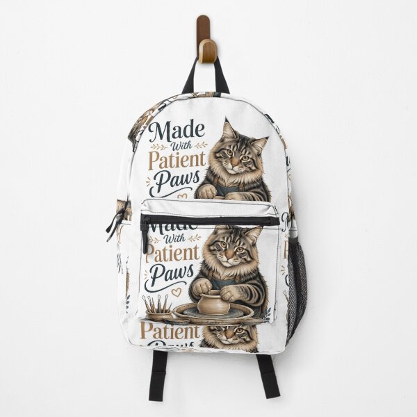 Item preview, Maine Coon Cat – Made With Patient Paws designed and sold by PurrBloom Studio.