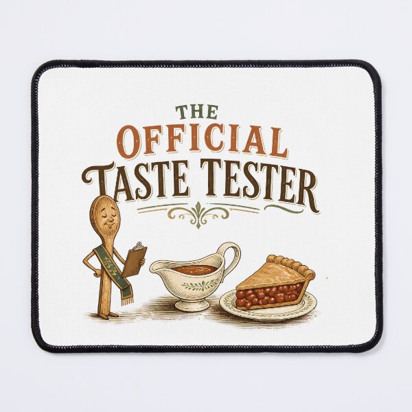 Item preview, The Official Taste Tester – Thanksgiving Food Badge designed and sold by BernoNickel.