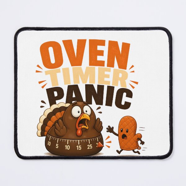 Item preview, Oven Timer Panic – Sweating Turkey Timer designed and sold by BernoNickel.