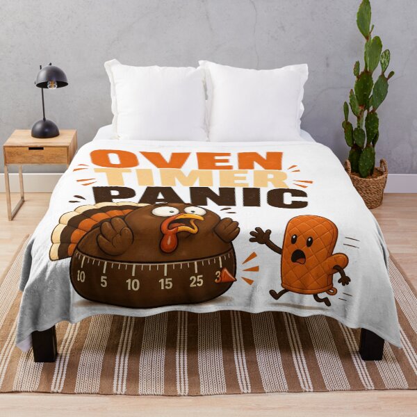 Item preview, Oven Timer Panic – Sweating Turkey Timer designed and sold by BernoNickel.