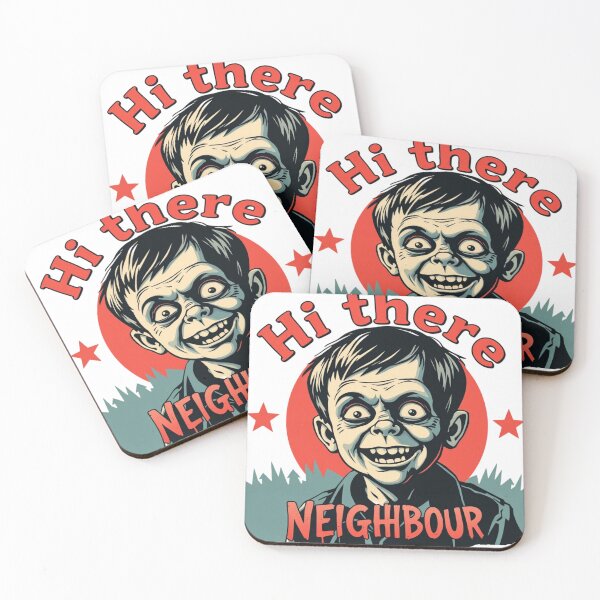 Item preview, Hi There Neighbour Retro Comic Tee designed and sold by TheGoodShelf7.