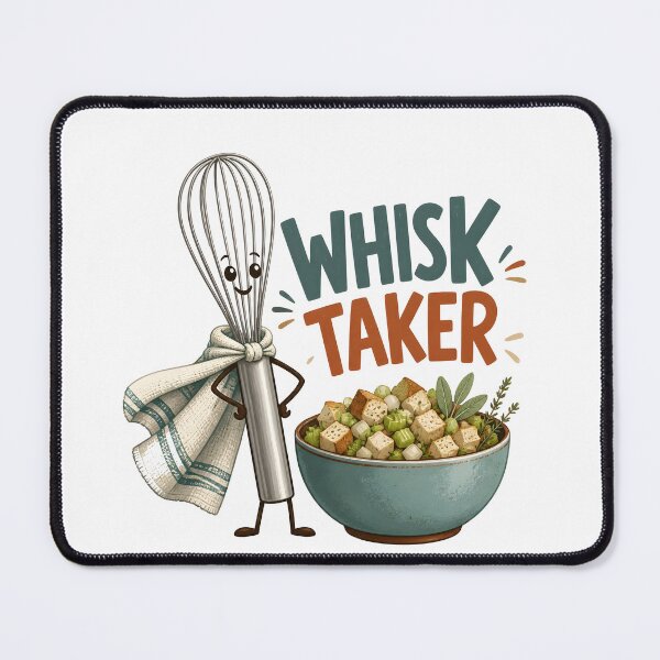 Item preview, Whisk Taker – Cute Kitchen Whisk Mascot designed and sold by BernoNickel.