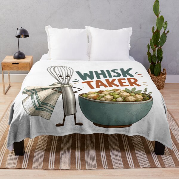 Item preview, Whisk Taker – Cute Kitchen Whisk Mascot designed and sold by BernoNickel.