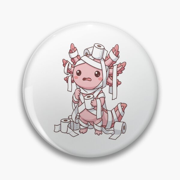 Item preview, Cute Mummy Axolotl Toilet Paper    designed and sold by Ella_Sketch.