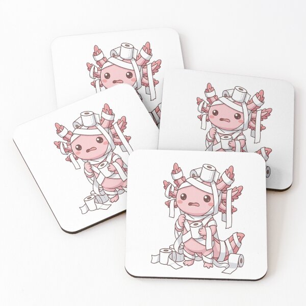 Item preview, Cute Mummy Axolotl Toilet Paper    designed and sold by Ella_Sketch.