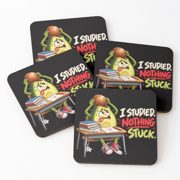Item preview, I Studied Nothing Stuck – Funny Avocado Exam Humor designed and sold by Tadeusz1.