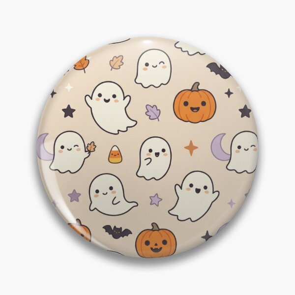 Item preview, Cute Kawaii Halloween Seamless Pattern designed and sold by FashioonTrends.
