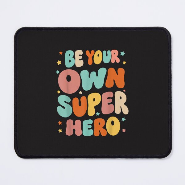 Item preview, Be Your Own Superhero Retro Groovy Positive Quote Graphic designed and sold by kiralynstration.