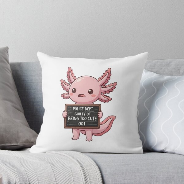 Item preview, Guilty Of Being Too Cute Axolotl designed and sold by Ella_Sketch.
