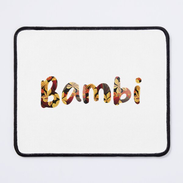 Item preview, Floral Bambi Name Design with Beautiful Flower Accents designed and sold by Tedejazmin.