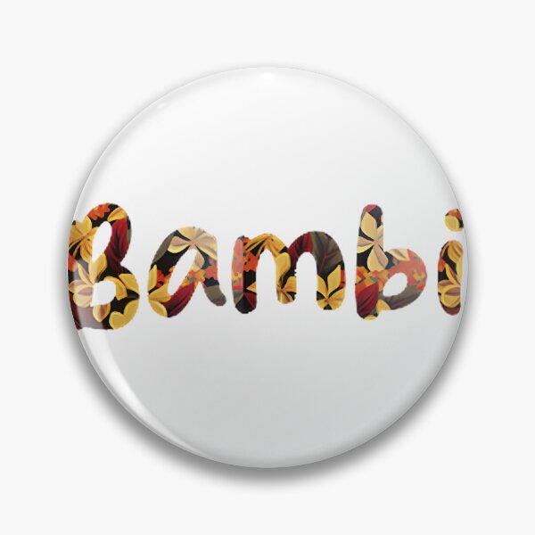 Item preview, Floral Bambi Name Design with Beautiful Flower Accents designed and sold by Tedejazmin.