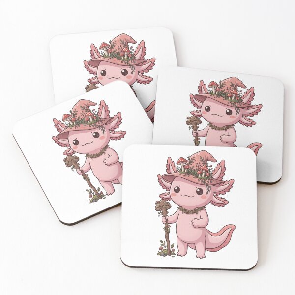 Item preview, Cute Mushroom Wizard Axolotl Staff designed and sold by Ella_Sketch.