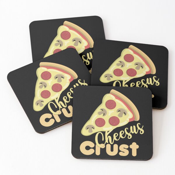 Item preview, Cheesus Crust Pizza Pun designed and sold by baum-alleens.