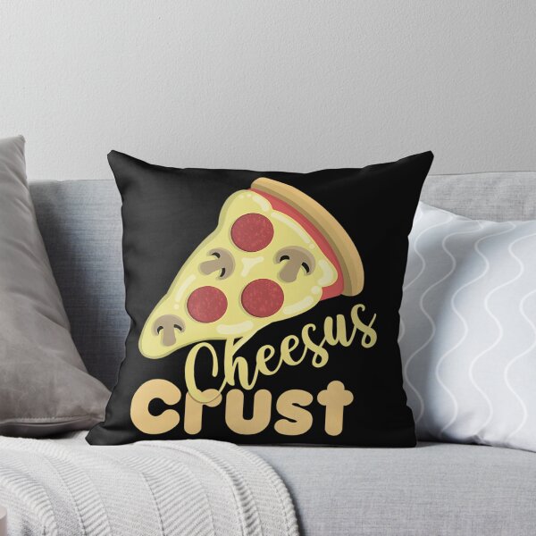 Item preview, Cheesus Crust Pizza Pun designed and sold by baum-alleens.
