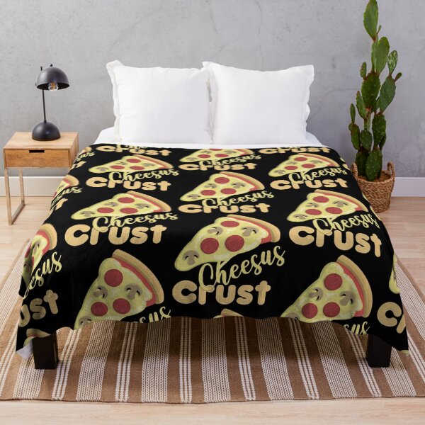 Item preview, Cheesus Crust Pizza Pun designed and sold by baum-alleens.