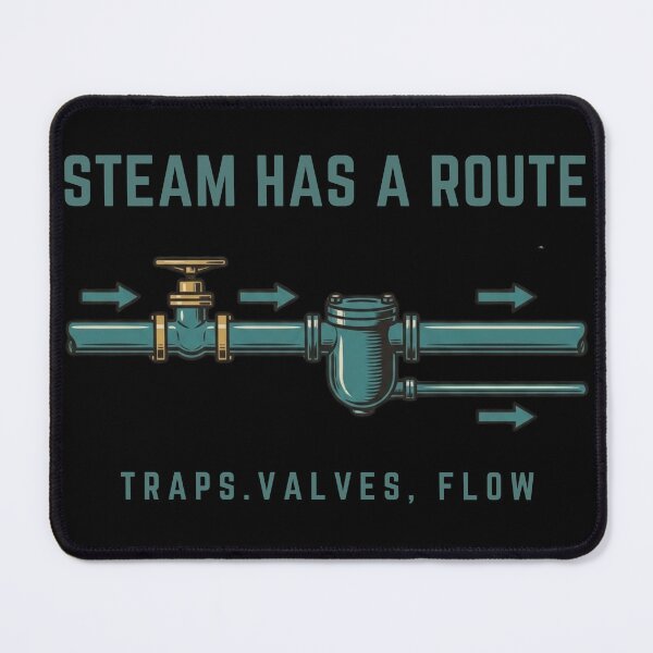 Item preview, Steam Has a Route | Industrial Steam System Engineering designed and sold by Amr Darwish Graphic designer.