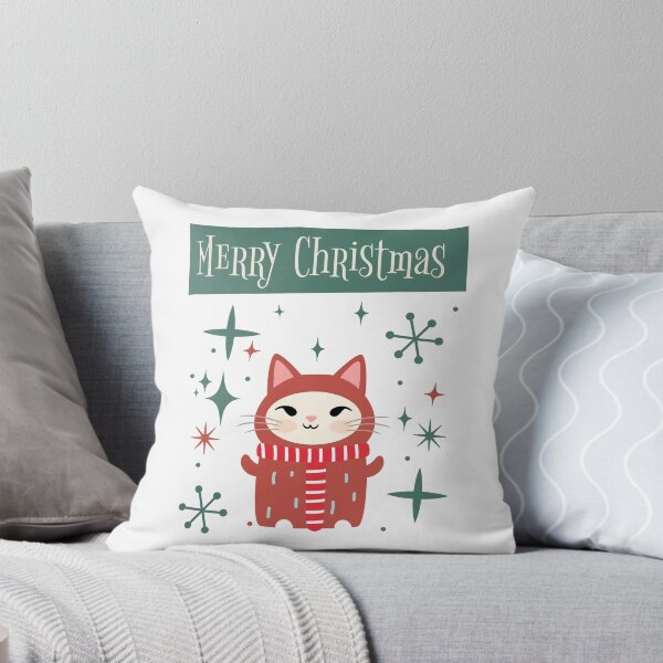 Item preview, Merry christmas from the cat designed and sold by DaisyRoseBliss.