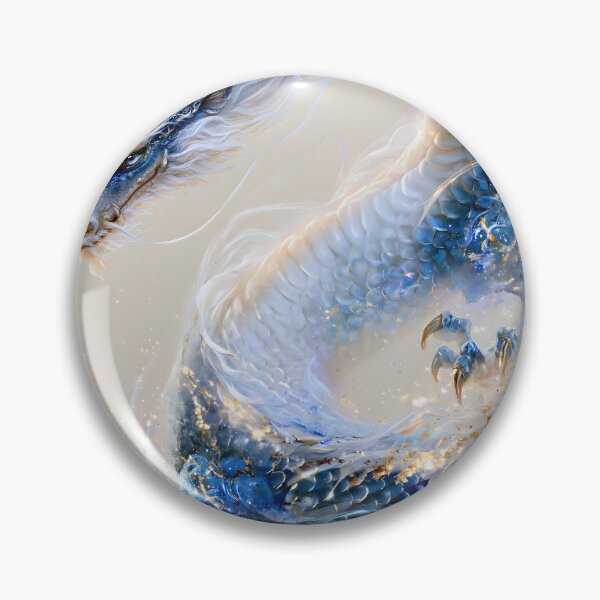 Item preview, Azure Dragon Portrait designed and sold by VisionaryVeils.