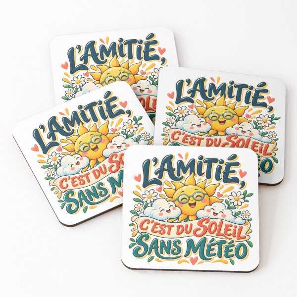 Item preview, Friendship Is Sunshine Without a Forecast – Cute French Friendship Gift designed and sold by Gino64.