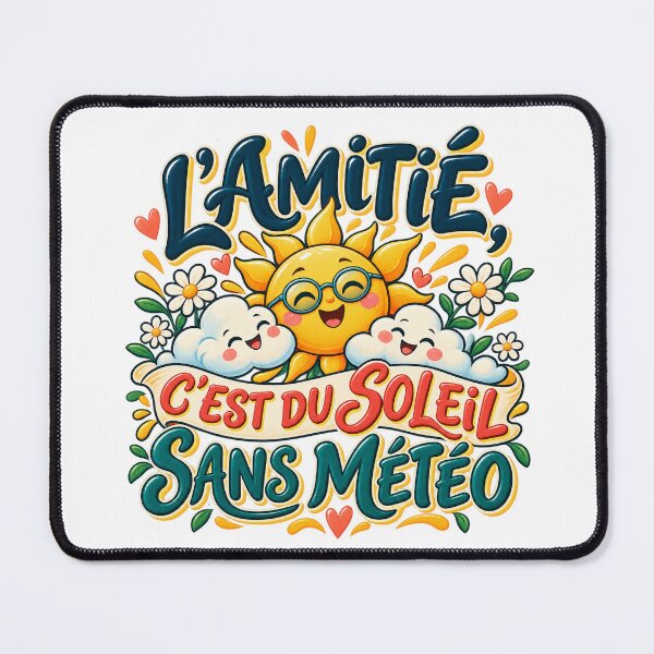Item preview, Friendship Is Sunshine Without a Forecast – Cute French Friendship Gift designed and sold by Gino64.