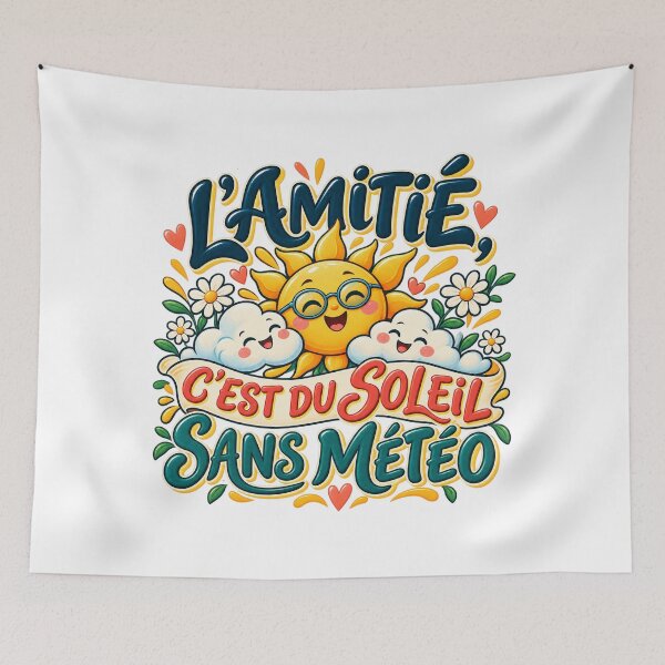 Item preview, Friendship Is Sunshine Without a Forecast – Cute French Friendship Gift designed and sold by Gino64.