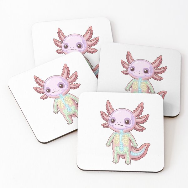 Item preview, Cute Skeleton Axolotl X-Ray Bones designed and sold by Ella_Sketch.