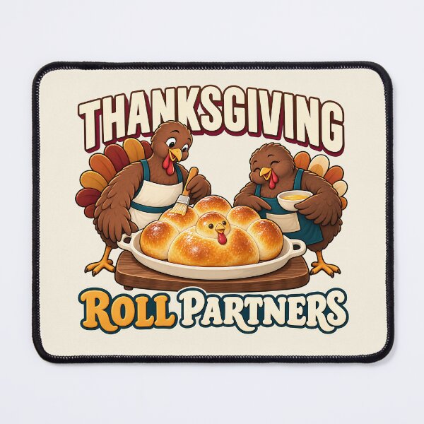 Item preview, Thanksgiving Baking Roll Partners Funny Turkeys designed and sold by MythicCotton.