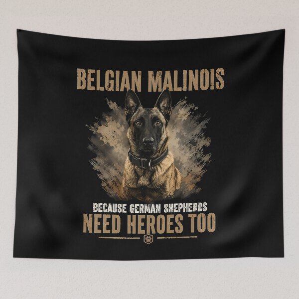 Item preview, Belgian Malinois Heroic Working Dog Portrait designed and sold by k3rstman1.