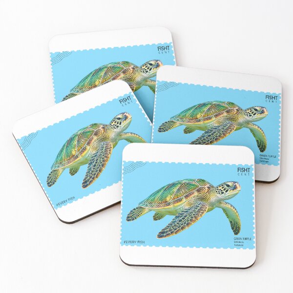 Item preview, GREEN TURTLE - STAMP designed and sold by Looplk.