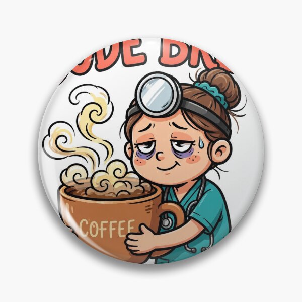 Item preview, Code Brew Funny Nurse Coffee Shirt designed and sold by Arrow60.