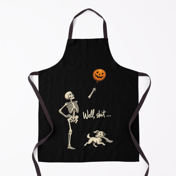 Item preview, Funny Skeleton Losing Bones to a Puppy designed and sold by RenettaFunky.