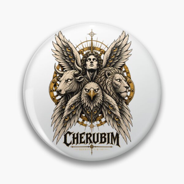 Item preview, Biblical Cherubim Angel Ezekiel Vision Four Faces designed and sold by k3rstman1.