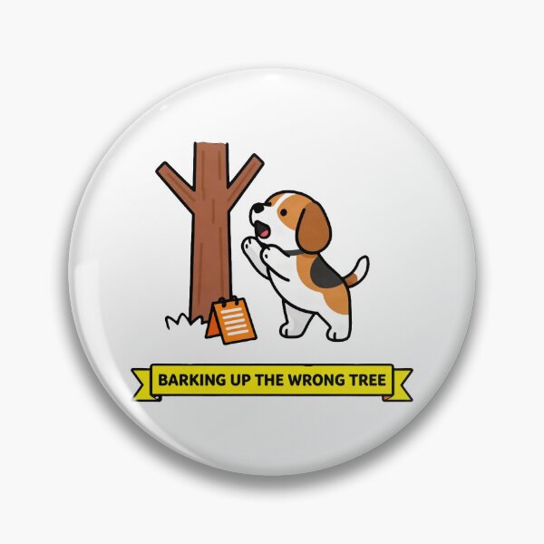 Item preview, Barking Up The Wrong Tree - Funny ADHD Beagle Meme designed and sold by Arc2020.