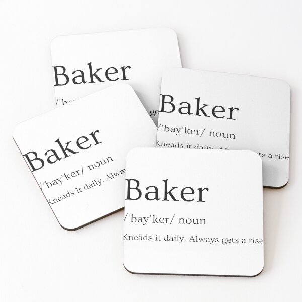 Item preview, Baker Definition - Funny Innuendo Pun designed and sold by Chai & Chaos.
