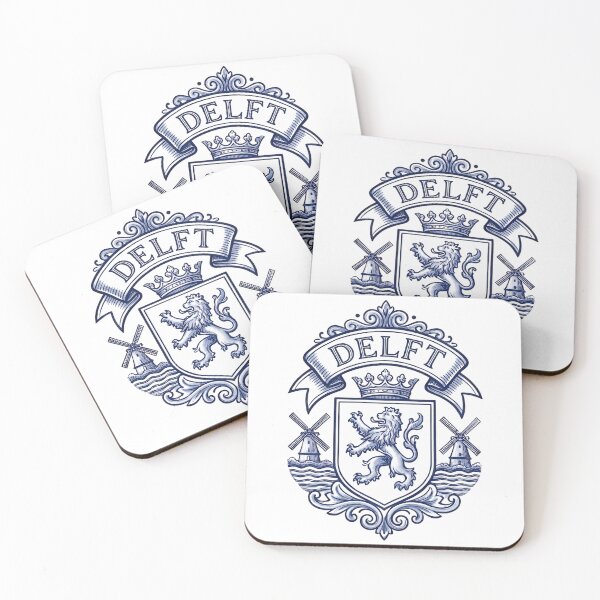 Item preview, Vintage Delft Netherlands Heraldic Lion Emblem designed and sold by k3rstman1.