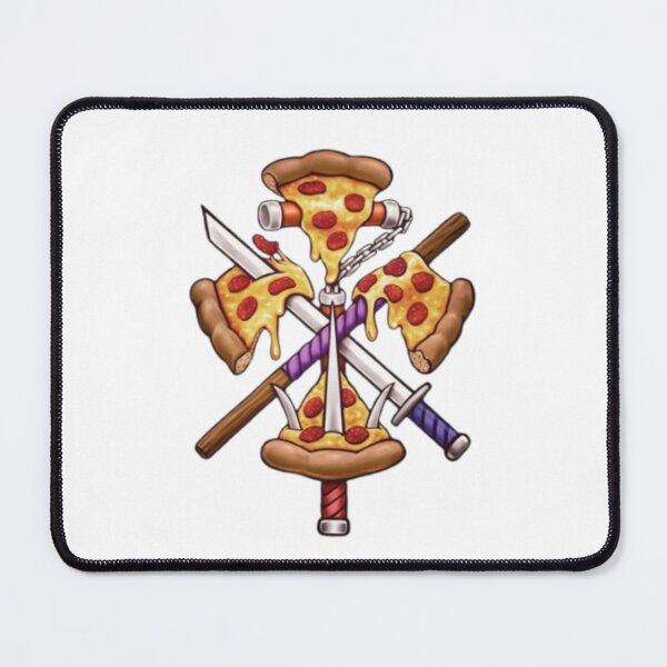 Item preview, Pizza Slices Crossed Ninja Weapons designed and sold by WATEKE.