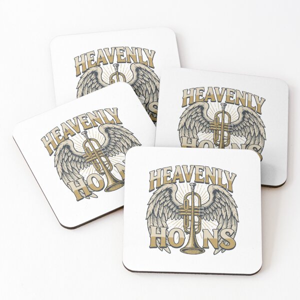 Item preview, Heavenly Horns Vintage Trumpet Art — Retro Jazz Musician & Trumpet Player Gift designed and sold by cannsuh.