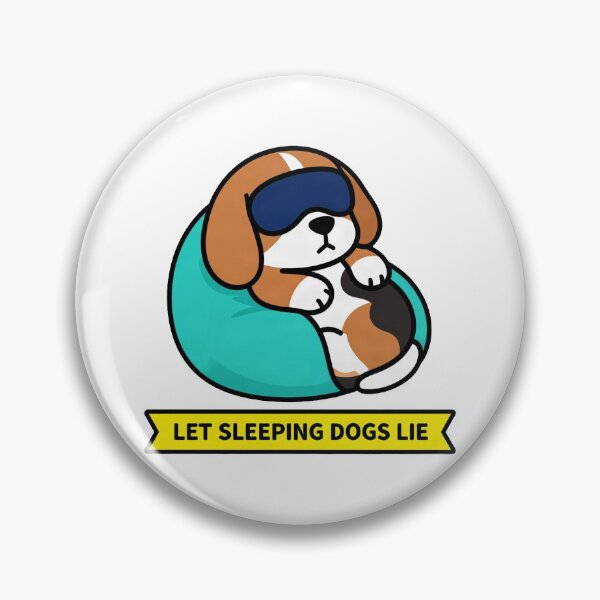 Item preview, Let Sleeping Dogs Lie - Tired Introvert Beagle Meme designed and sold by Arc2020.