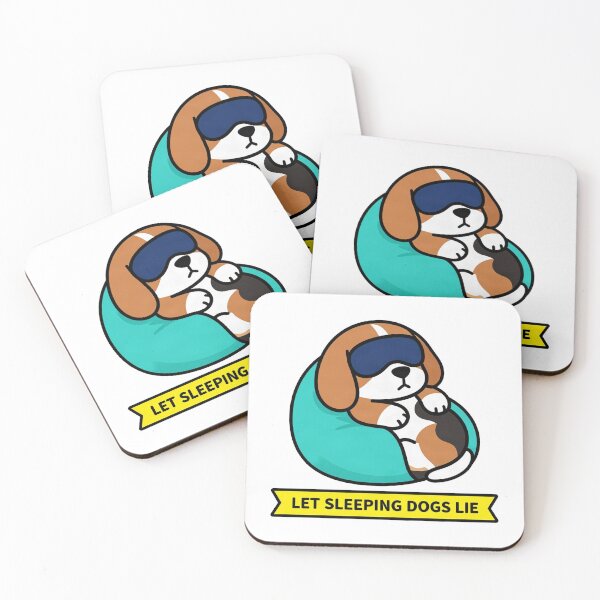 Item preview, Let Sleeping Dogs Lie - Tired Introvert Beagle Meme designed and sold by Arc2020.