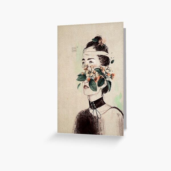 DIVIDED III Greeting Card